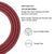 Kalena Gold-plated TS 1/4" shielded cable with one L and one straight connector and aluminum cover - Kalena Instruments