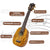 Kalena Solid Mango longneck Pineapple Ukulele with Extra Wide Fretboard Complete Set