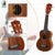 Kalena LM series Soprano Ukulele Traditional Edition Warm Mahogany Complete Set