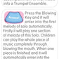 Dreaming Party Music Trumpet Kid Trumpet - Kalena