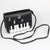 Piano Music Notes PU Leather Shoulder Tote Bag Purse Handbag