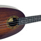 Kalena ABS Pineapple 23” Concert Ukulele with padded case - Kalena Instruments / Ebony ABS