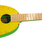 Kalena ABS Pineapple 23” Concert Ukulele with padded case - Kalena Instruments / Yellow Pineapple ABS