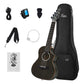 Kalena Flame Maple Concert FX Ukulele Complete Set