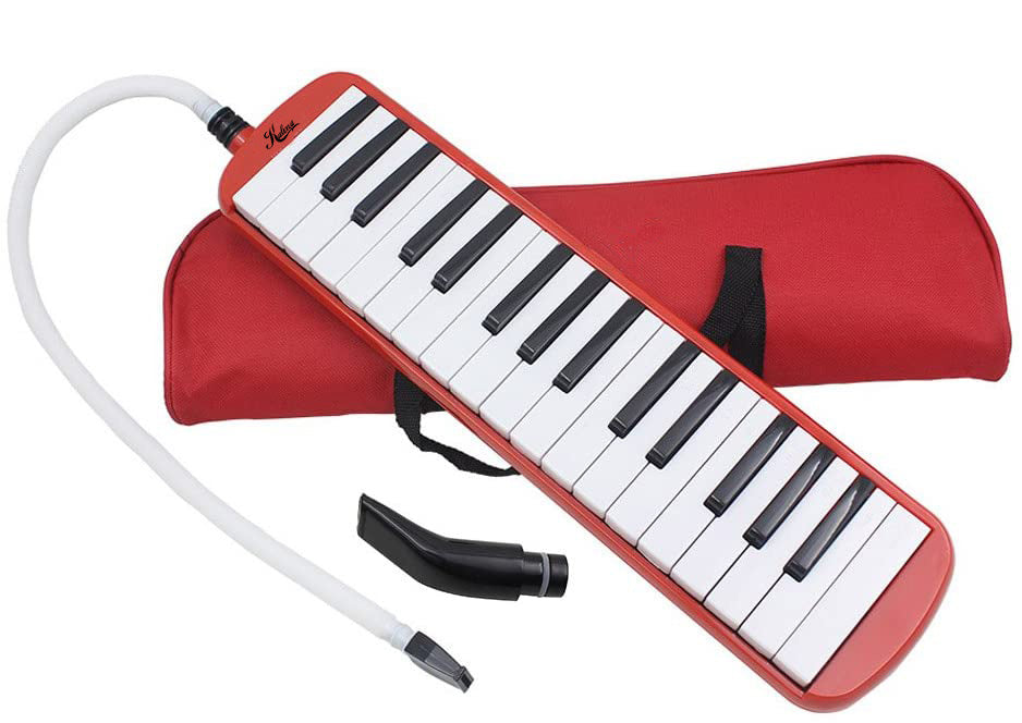 Kalena 32 Key Melodica Piano Musical Education Instrument - Kalena Instruments / Red