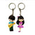 Kalena Lovers boy girl serenade keychain set - Kalena Instruments / Purple Blue