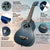 Kalena LM01 Mahogany Ukulele Dolphins Complete Set AQUA BLUE with Bird of Paradise gig bag - Kalena Instruments / 21" Soprano