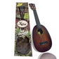Kalena ABS Pineapple 23” Concert Ukulele with padded case - Kalena Instruments / Ebony ABS