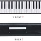 Kalena 32 Key Melodica Piano Musical Education Instrument - Kalena Instruments / Black