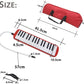 Kalena 32 Key Melodica Piano Musical Education Instrument - Kalena Instruments / Red
