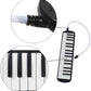 Kalena 32 Key Melodica Piano Musical Education Instrument - Kalena Instruments / Black