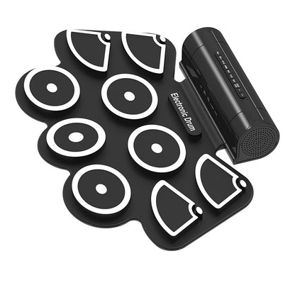 Roll Up Drum Pads 9 Pads with Pedal K-MD760
