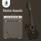 Kalena Flame Maple Concert FX Ukulele Complete Set