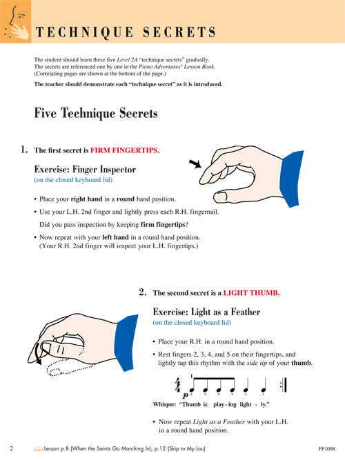 Level 2A – Technique & Artistry Book – 2nd Edition Piano Adventures®