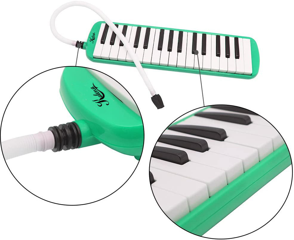 Kalena 32 Key Melodica Piano Musical Education Instrument - Kalena Instruments / Green