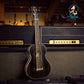 Kalena Java Ebony fretless Bass Ukulele with eq and Padded Gig Bag