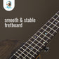 Kalena Flame Maple Concert FX Ukulele Complete Set