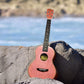 Kalena Sparkle Series Solid Spruce Top Ukulele - Kalena Instruments / Pink Sparkle