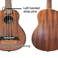 Kalena Left Handed Vintage Sapele Ukulele (Complete Set) - Kalena Instruments / 24" Concert