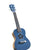 Kalena Mahogany Ukulele Hibiscus Edition Complete Set - Kalena Instruments / DeepSea Blue