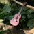 Kalena Mahogany Ukulele Hibiscus Edition Complete Set - Kalena Instruments / LavaRock Red