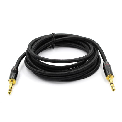 Kalena Gold-plated TRS 1/4" shielded cable with straight connectors - Kalena Instruments