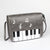 Piano Music Notes PU Leather Shoulder Tote Bag Purse Handbag