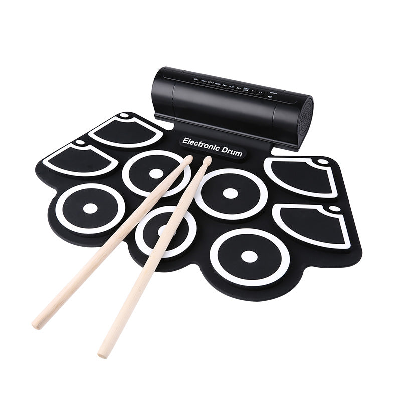 Roll Up Drum Pads 9 Pads with Pedal K-MD760