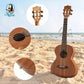 Kalena Low G All Solid Mahogany Classical head Tenor Ukulele Complete Set