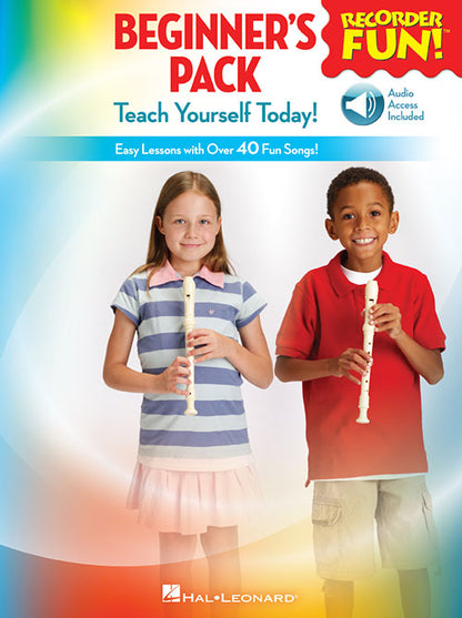 Recorder Fun! Beginner's Pack Teach Yourself Today – Easy Lessons with Over 40 Fun Songs!