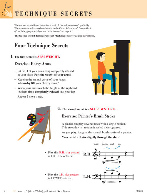 Level 2B – Technique & Artistry Book – 2nd Edition Piano Adventures®