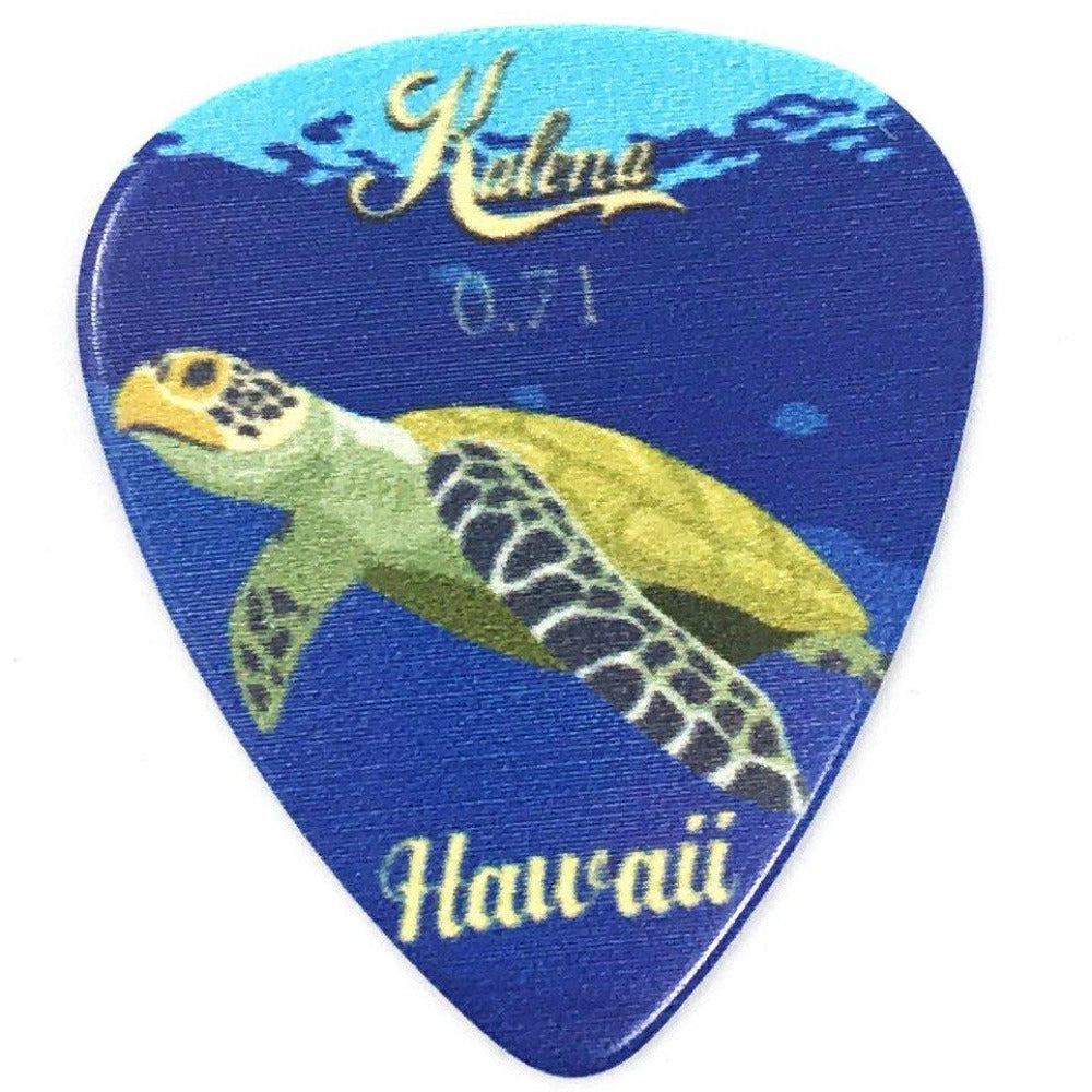 Kalena Collector's Hawaii Pick - Kalena Instruments / Hawaii Turtle