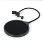 Professional Microphone Pop Filter Shield Dual Layered Wind Pop Screen With A Flexible 360 Degree Gooseneck Clip Stabilizing Arm