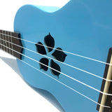 Kalena Keiki Basswood Top Soprano Ukulele Starter Set Plumeria Edition - Kalena Instruments / Blue Gloss