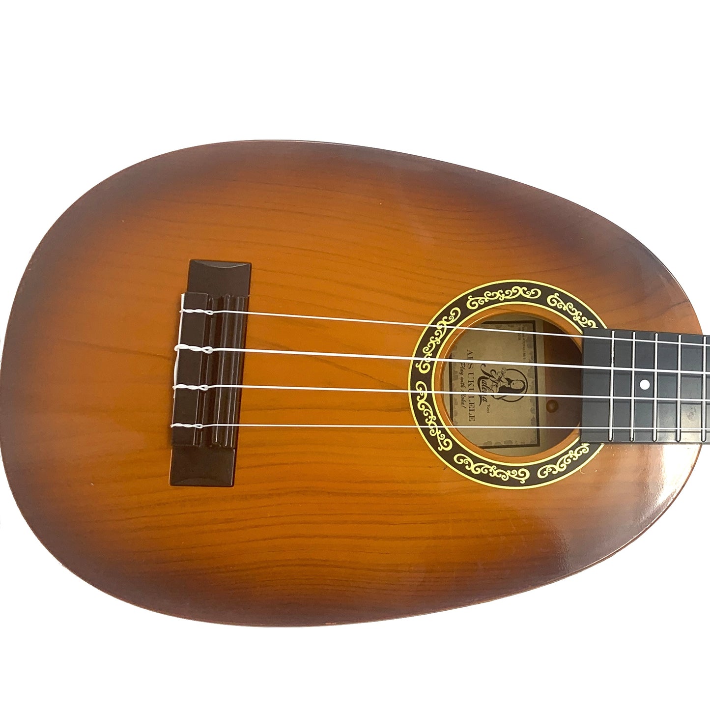 Kalena ABS Pineapple 23” Concert Ukulele with padded case - Kalena Instruments / Rosewood ABS