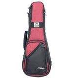 Kalena 360 Ukulele Gig Bag 1680d polyester & Canvas - Kalena Instruments / LavaRock Red