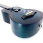 Kalena Mahogany Ukulele Hibiscus Edition Complete Set - Kalena Instruments / Aqua Blue