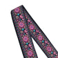 Kalena 2 Pin Guitar Strap Buckle Style (jacquard band+Italian leather+metal buckle) - Kalena Instruments