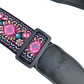 Kalena 2 Pin Guitar Strap Buckle Style (jacquard band+Italian leather+metal buckle) - Kalena Instruments
