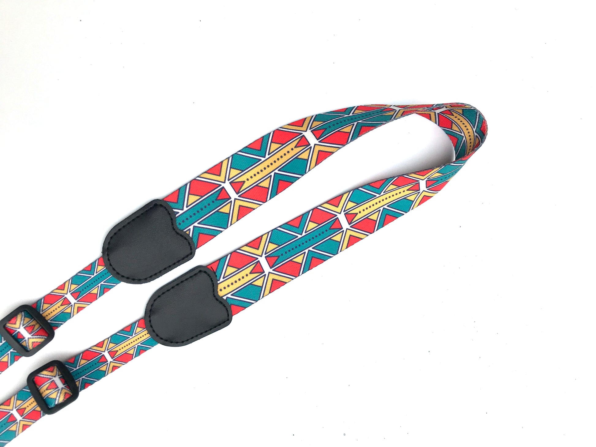 Kalena Ukulele Hook Strap (multifunctional print+ABS hook+real leather) - Kalena Instruments / Pattern-02