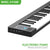 K-PJ88S Real Foldable Electronic Piano 88 Keys Portable Keyboard