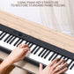 K-PJ88C PRO Real Foldable Electronic Piano 88 Keys Portable Keyboard