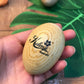 Kalena Wooden Egg Shaker Natural Finish Percussion Instrument 2pk