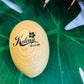 Kalena Wooden Egg Shaker Natural Finish Percussion Instrument 2pk