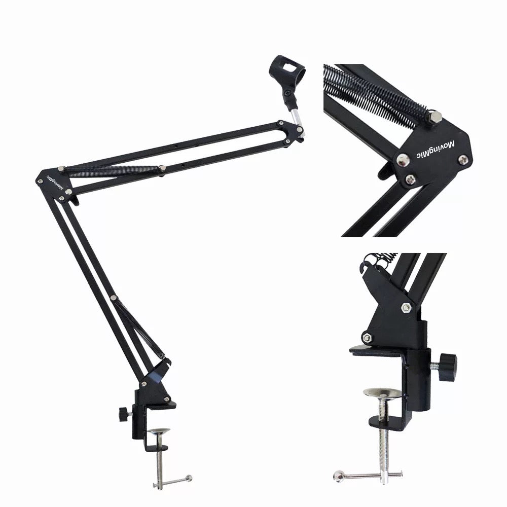 NB-39 pro full length desktop suspension mic stand with clamp
