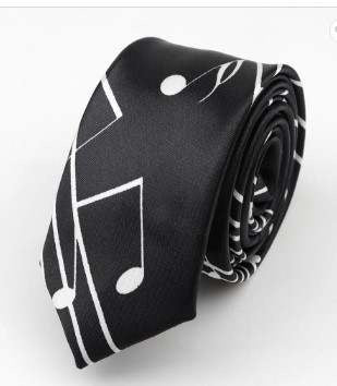 Kalena Men's Tie Classic Fashion Musical Notes Edition Clearance