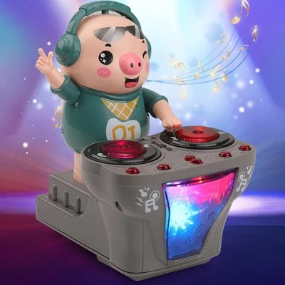 DJ Electric Disc Dancing Piggy Toy - Kalena
