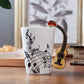 Kalena 13.5 oz Musical Notes Design Guitar Coffee Mugs Drink Tea Milk Coffee Mug Ceramic Music Cup Gift for Friend - Kalena Instruments / Classical Guitar