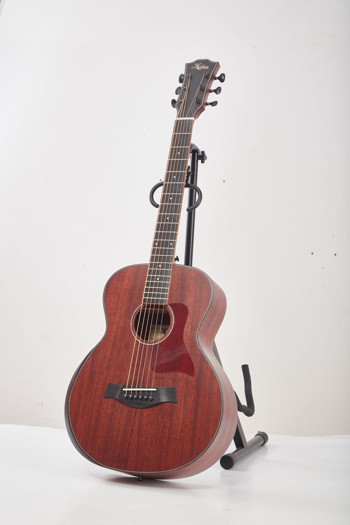 Kalena KG-316S 36" Solid Sapele Top Acoustic Guitar Complete Set