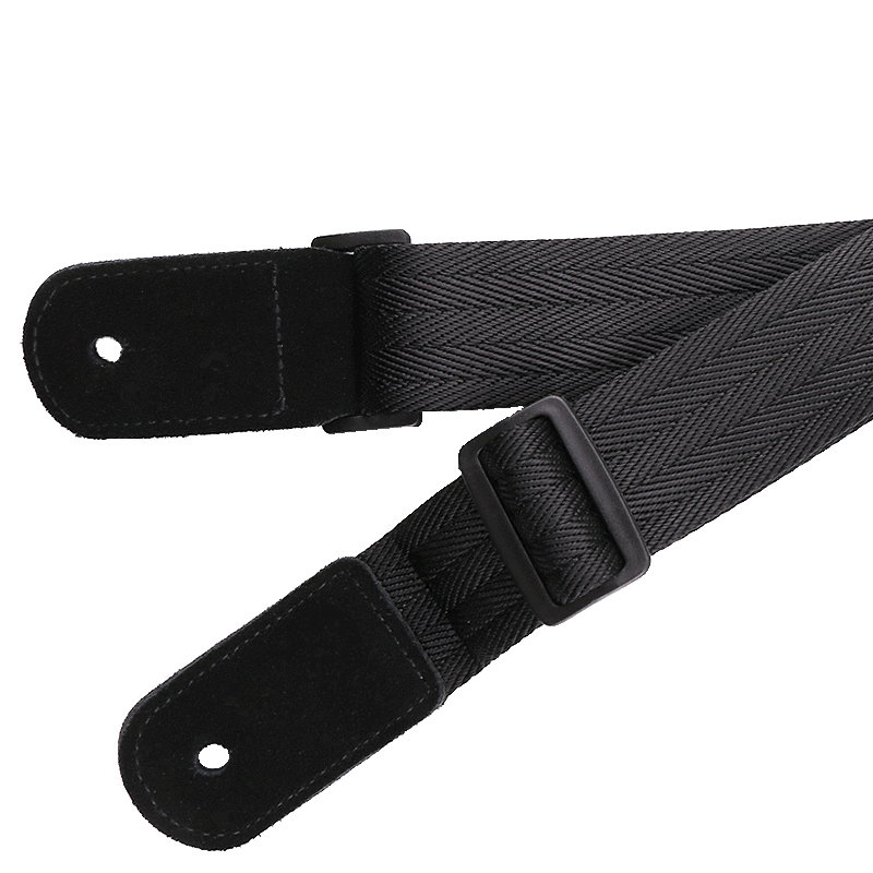 Kalena 2 Pin Ukulele Strap (nylon+real leather) - Kalena Instruments / Black